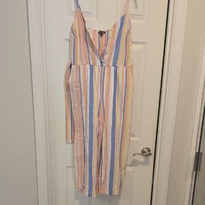 Wish Multicolor Striped Jumpsuit